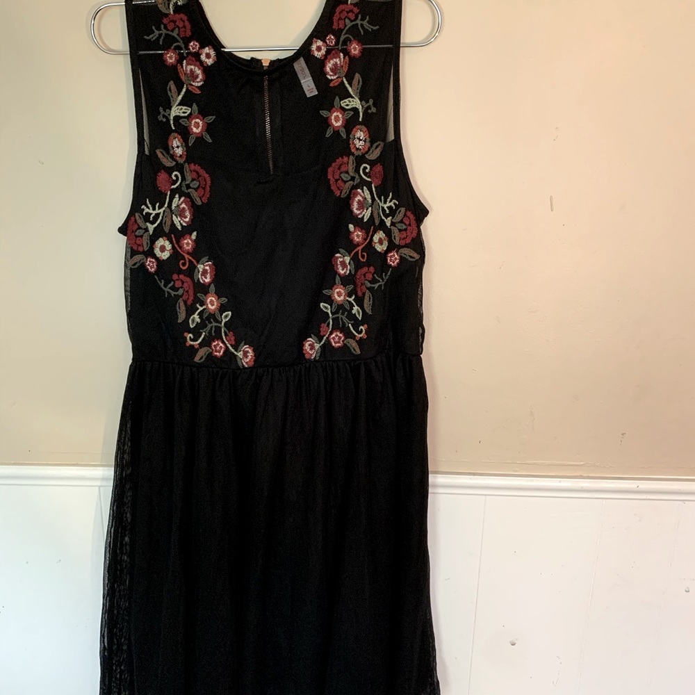 Beautiful mesh embroidered dress